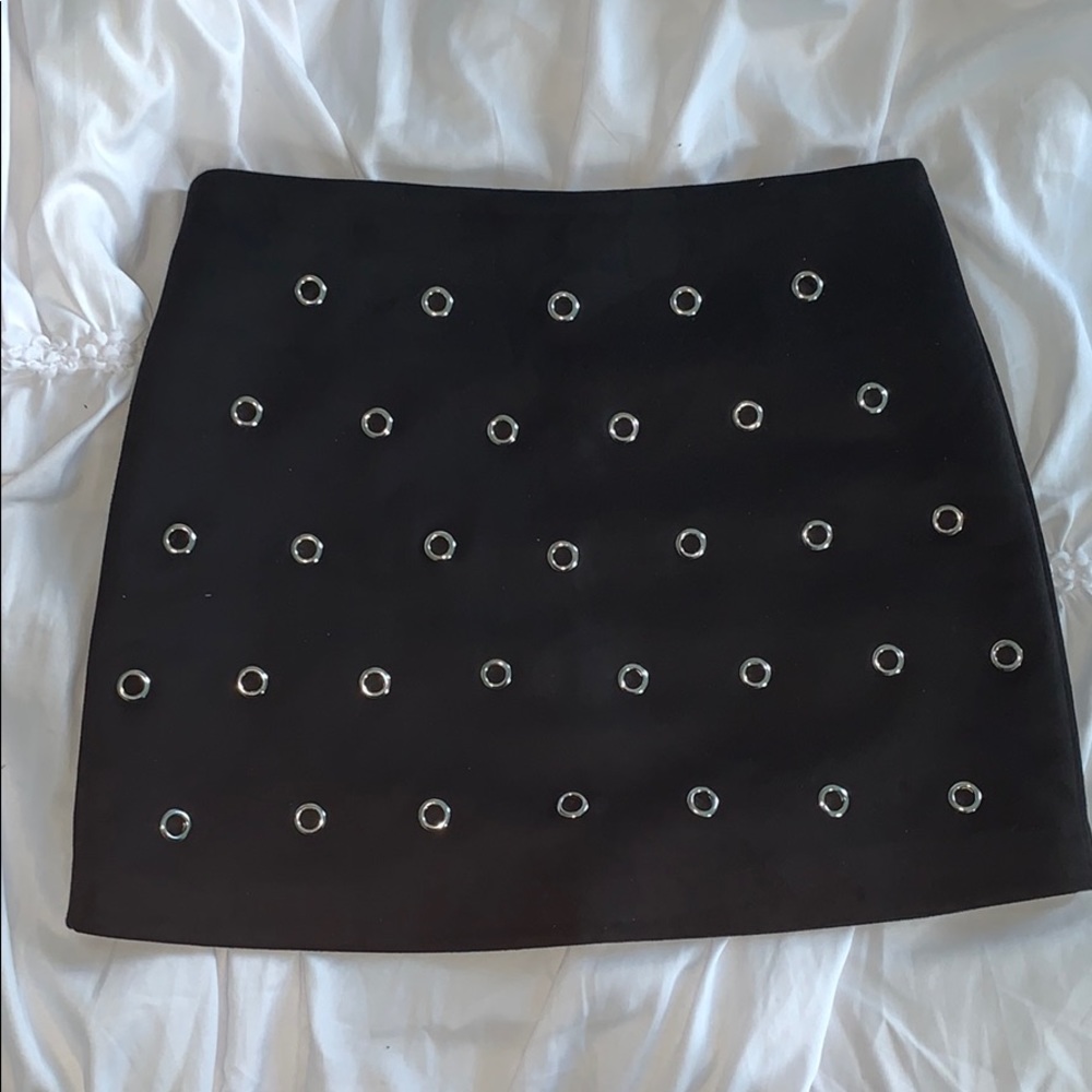 Forever 21 Black Suede Skirt